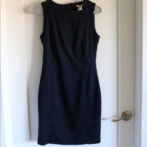 Navy Blue Sleeveless Dress